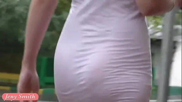 Jeny Smith white see through mini dress in public Clip mới mới