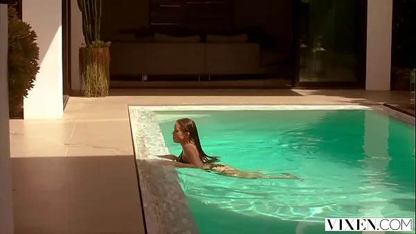 New VIXEN Two Naughty College Students Sneak Into A Pool and Fuck A Huge Cock new Clips