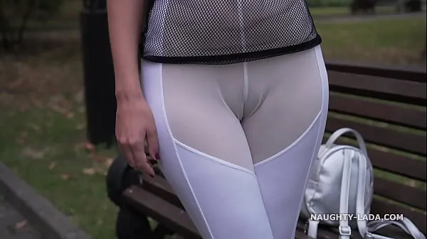 New See-through outfit in public new Clips
