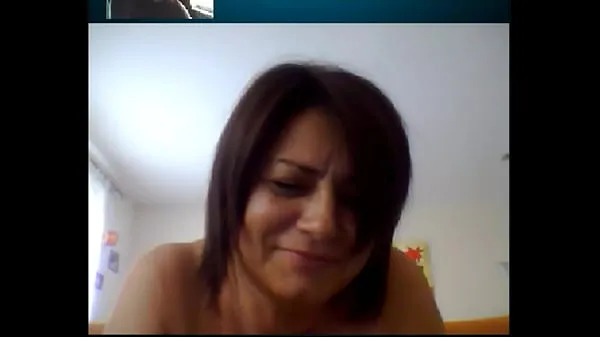 Nové Italian Mature Woman on Skype 2 nové klipy