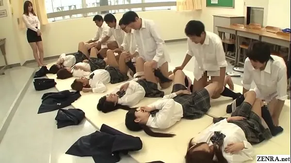 New JAV synchronized missionary sex led by teacher new Clips