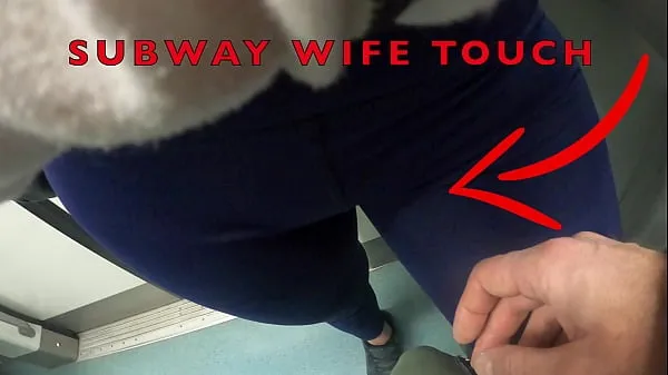 ใหม่ My Wife Let Older Unknown Man to Touch her Pussy Lips Over her Spandex Leggings in Subway คลิปใหม่