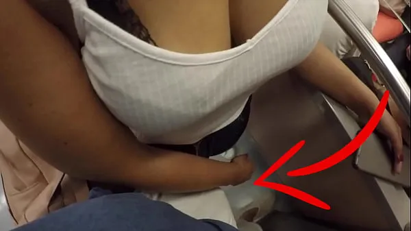 نئے Unknown Blonde Milf with Big Tits Started Touching My Dick in Subway ! That's called Clothed Sex نئے کلپس