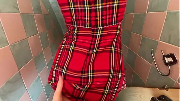 Uutta ripped a stranger's pantyhose in the bathroom and fucked her doggy style uutta leikettä