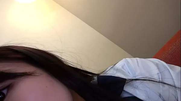 New Sex with JK with beautiful skin and beautiful with plenty of saliva feels good. The butt that can be seen in the doggy style is erotic. She feels pleasure for pussy is pushed hard. Japanese amateur 18yo teen porn new Clips