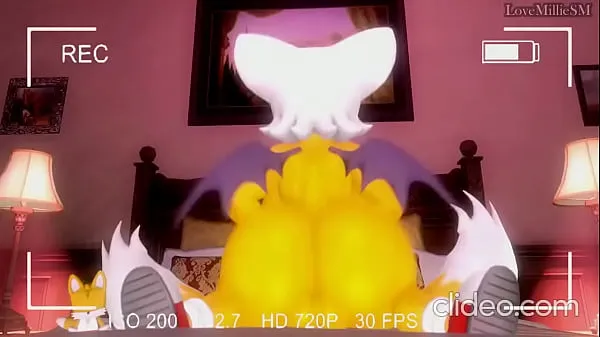 New Rouge bounces on tails cock new Clips
