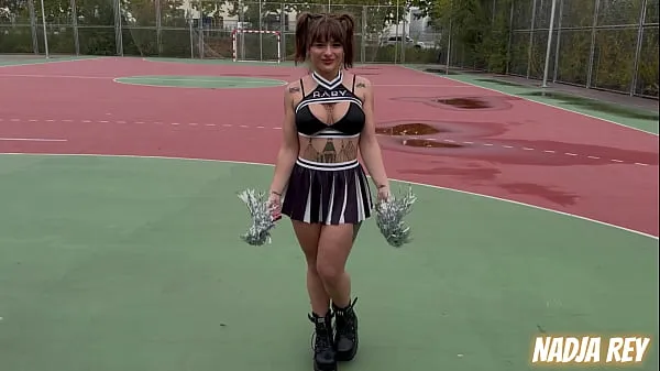 New CHEERLEADERS Fucks on THE STREET and swallows the CUM new Clips