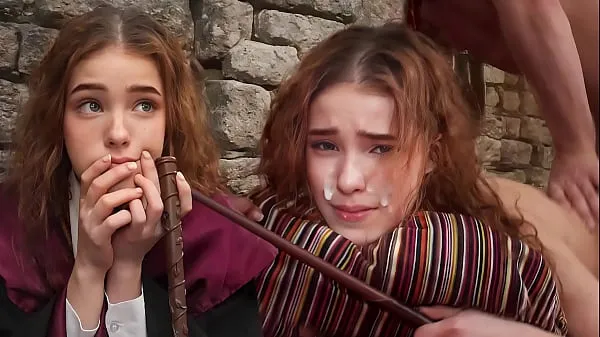 New ERECTO ! - Hermione´s First Time Struggles With A Spell - NoLube new Clips